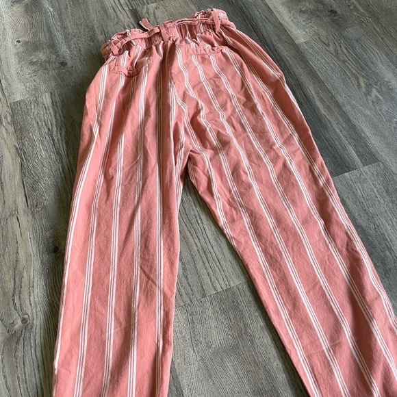 Thread & Supply Women’s High Waited Orange Striped Pants, size medium - Picture 10 of 14